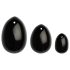 La Gemmes Yoni - conjunto de bolas de geisha - obsidiana negra (3 peças)