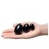 La Gemmes Yoni - conjunto de bolas de geisha - obsidiana negra (3 peças)