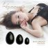 La Gemmes Yoni - conjunto de bolas de geisha - obsidiana negra (3 peças)