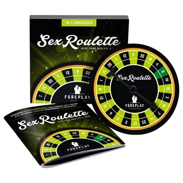 tease & please - Sex Roulette Foreplay - Roleta de Preliminares - Jogo de Tabuleiro para Casais
