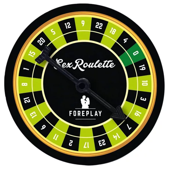 tease & please - Sex Roulette Foreplay - Roleta de Preliminares - Jogo de Tabuleiro para Casais