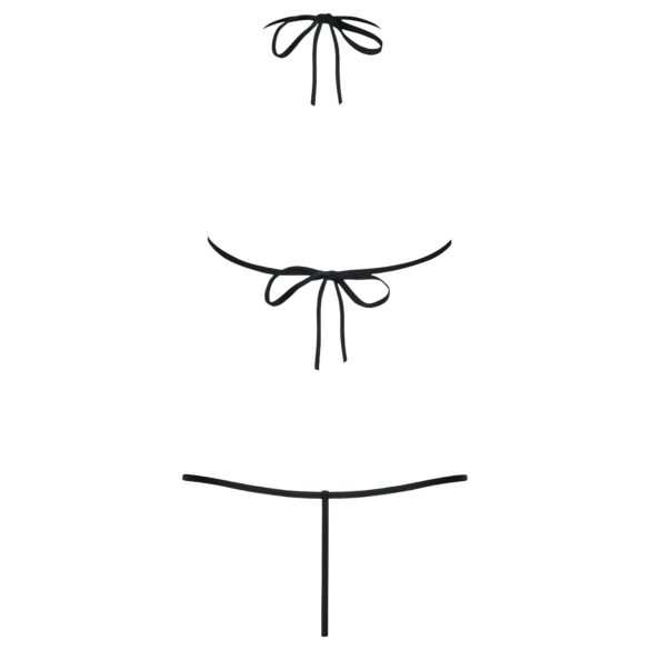 Obsessive Luiza - body tulipa preto com alças (S/M)