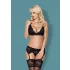 Obsessive - conjunto lingerie rendada - preto