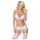 Obsessive 810-SEG-2 - conjunto de lingerie rendada (branco) - L/XL