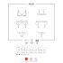 Obsessive 810-SEG-2 - conjunto de lingerie rendada (branco) - L/XL