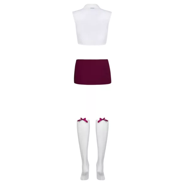 Obsessive - fantasia colegial sexy - conjunto 5 peças - fantasia erótica