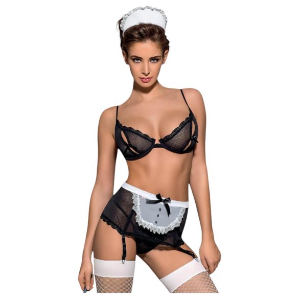 Conjunto de Fantasia Empregada Obsessive Maidme (6 peças) - L/XL