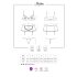 Conjunto de Fantasia Empregada Obsessive Maidme (6 peças) - L/XL