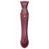 ZALO Queen - Vibrador de ponto G e clitóris por ondas (vermelho)