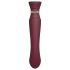 ZALO Queen - Vibrador de ponto G e clitóris por ondas (vermelho)