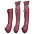 ZALO Queen - Vibrador de ponto G e clitóris por ondas (vermelho)