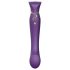 ZALO Queen - Vibrador G-spot e clitóris, ondas de ar (lilás)