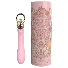   ZALO Courage Heating - vibrador ponto G recarregável luxo - silicone rosa