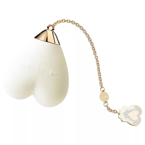 ZALO Baby Heart - vibrador de clitóris controlado por app (branco)