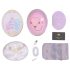 ZALO Baby Heart - vibrador clitoriano inteligente à prova d'água (violeta)