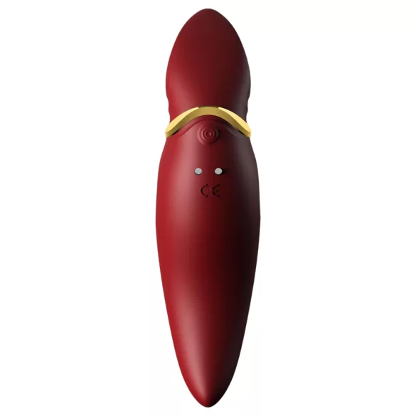 ZALO Hero - vibrador clitóris recarregável à prova d’água - vermelho
