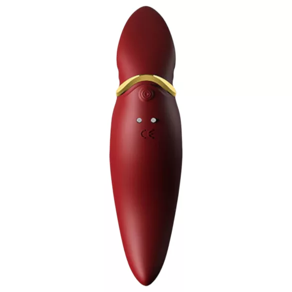 ZALO Hero - vibrador clitóris recarregável à prova d’água - vermelho