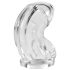OXBALLS Cock Lock - gaiola peniana de silicone (transparente)