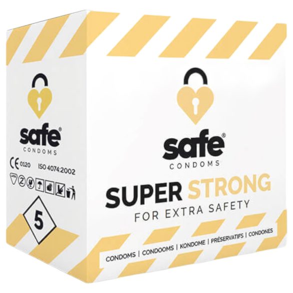 SAFE Super Forte - preservativo extra resistente (5 unidades)