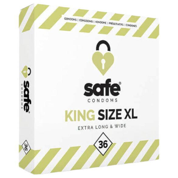 SAFE King Size XL - preservativos extra grandes (36 unid.)