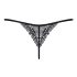 Obsessive Intensa - tanga rendada com tiras (preto)