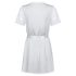Robe Obsessive Miamor - com mangas rendadas e tanga (branco)