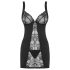 Obsessive Heartina - Camisola e Tanga (preta)