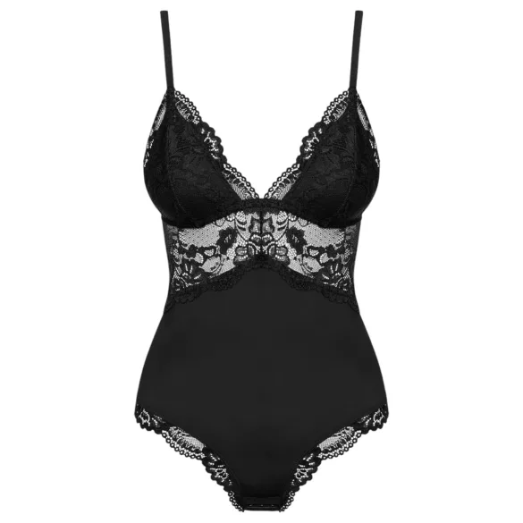 Obsessive - body rendado - preto - XXL