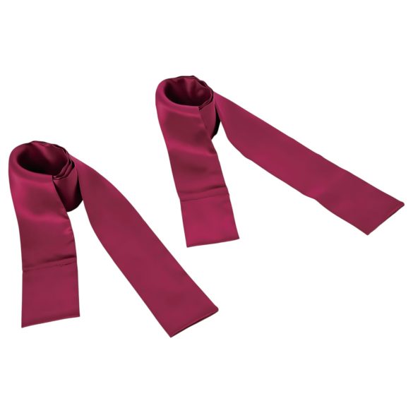 S&M - Conjunto de Fitas de Cetim para Amarrar (Vermelho) - 2 Peças