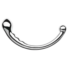 Le Wand - dildo duplo aço inoxidável prateado