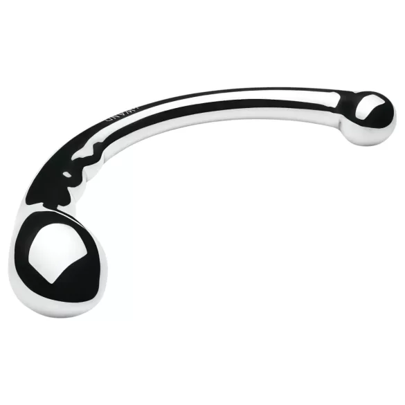 Le Wand - dildo duplo aço inoxidável prateado