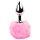 FEELZTOYS - Plug Anal Metálico com Cauda de Coelho (prata-rosa)