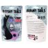 FEELZTOYS - plug anal metálico com cauda de coelho (prata-lilás)