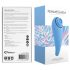 FEELZTOYS Femmegasm - Vibrador Recargável 2 em 1 para Clitóris (Azul)
