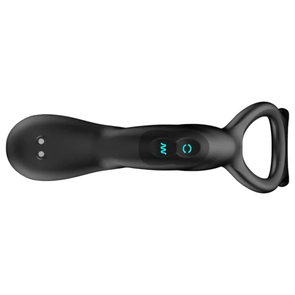 Nexus Revo - vibrador rotativo para próstata com anel - silicone preto