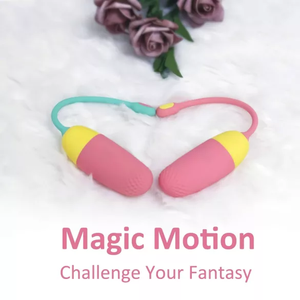 Magic Motion Vini - vibrador tipo ovo portátil controlado por app (coral)