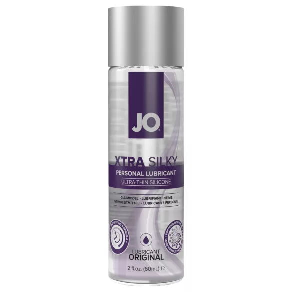 System JO Xtra Silky - lubrificante silicone com vitamina E - 60ml