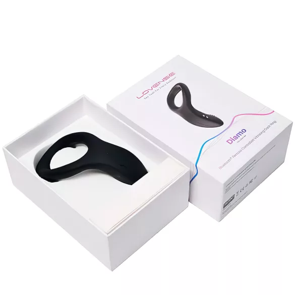 LOVENSE Diamo - anel peniano vibratório inteligente (preto)