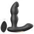 Aixiasia Hiross - vibrador anal rotativo - silicone preto