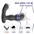 Aixiasia Hiross - vibrador anal giratório (preto)