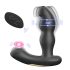 Aixiasia Hiross - vibrador anal giratório (preto)