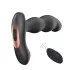 Aixiasia Hiross - vibrador anal rotativo - silicone preto
