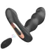 Aixiasia Hiross - vibrador anal rotativo - silicone preto