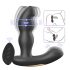 Aixiasia Hiross - vibrador anal giratório (preto)