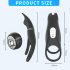 Anel Peniano Aixiasia Hoody B com Controle Remoto (Preto)