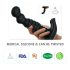 Aixiasia Abake - Vibrador Anal Giratório Preto