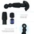 Aixiasia Abake - Vibrador Anal Giratório Preto