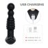 Aixiasia Abake - Vibrador Anal Giratório (preto)