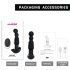 Aixiasia Abake - Vibrador Anal Giratório Preto