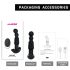 Aixiasia Abake - Vibrador Anal Giratório (preto)